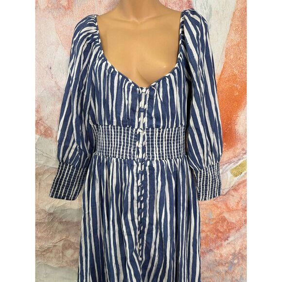 Anthropologie Long-Sleeve Sweetheart Midi Dress - Picture 8 of 10